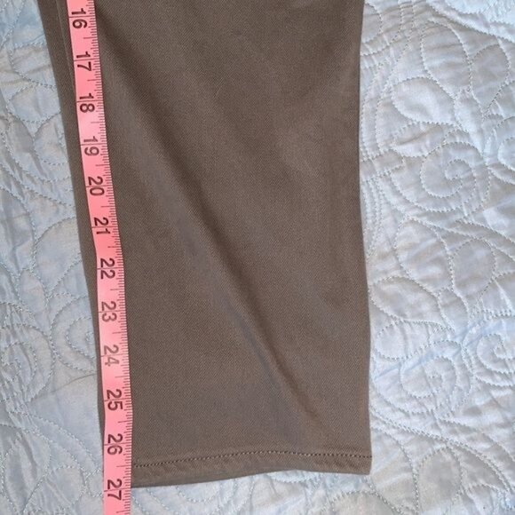 Faded Glory Womens Stretch Pants XL/16-18 Gray Casual Wear Polyester Blend - Picture 10 of 10